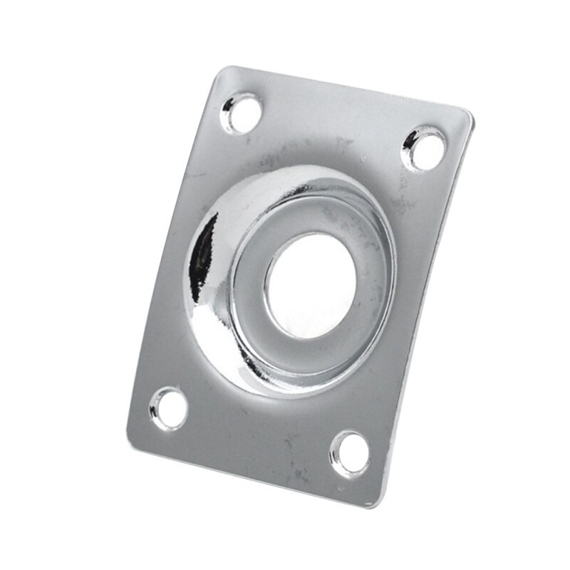 Black Boat Input Output Jack Plate Socket With Screws Guitar Parts Knobs Jacks Switches: AW