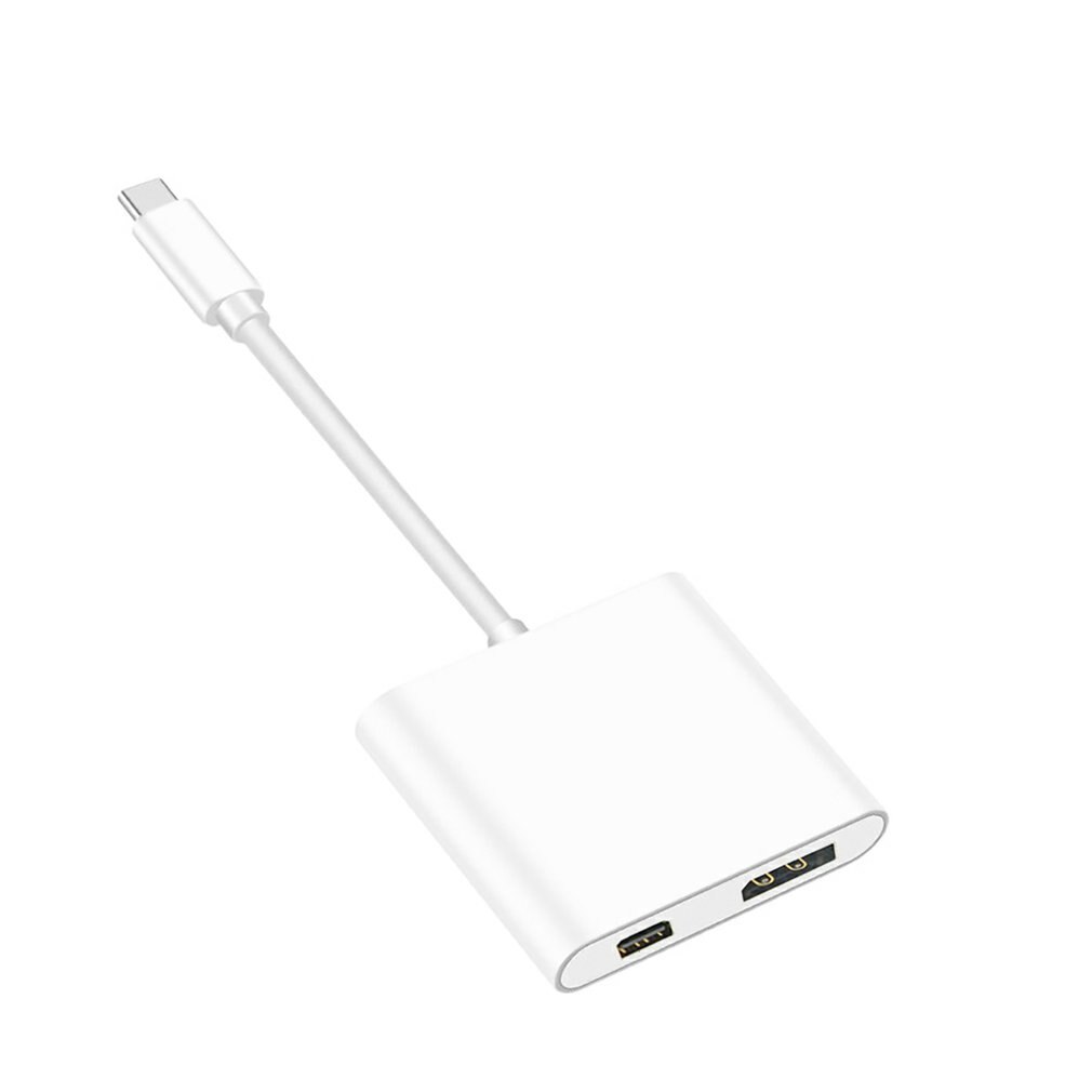 Type C Naar Dp Mini Hub Dp 4K * 2K Twee-In-een Docking Station Adapter voor Laptop Pc Voor Telefoon Macbook Hub