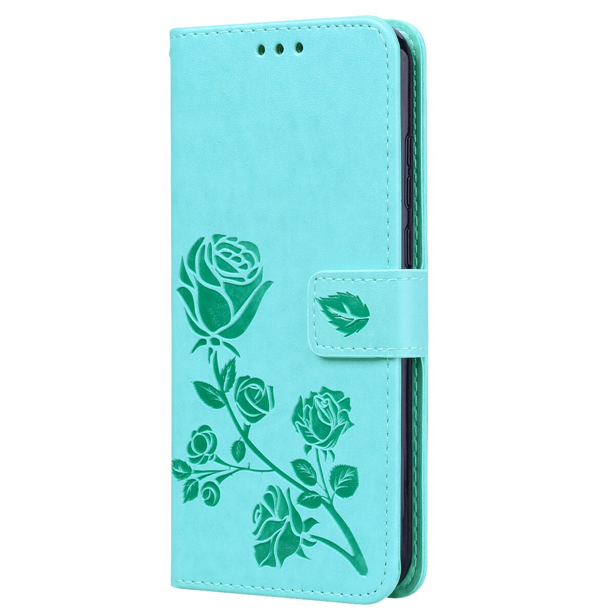 Voor Tcl 30 Se Case 6127I Flip Leather Wallet Magnetische Card Stand Telefoon Cover Hoesje Etui Boek Voor Tcl 6165H1 6165H 30SE Case Bag: MGH Green