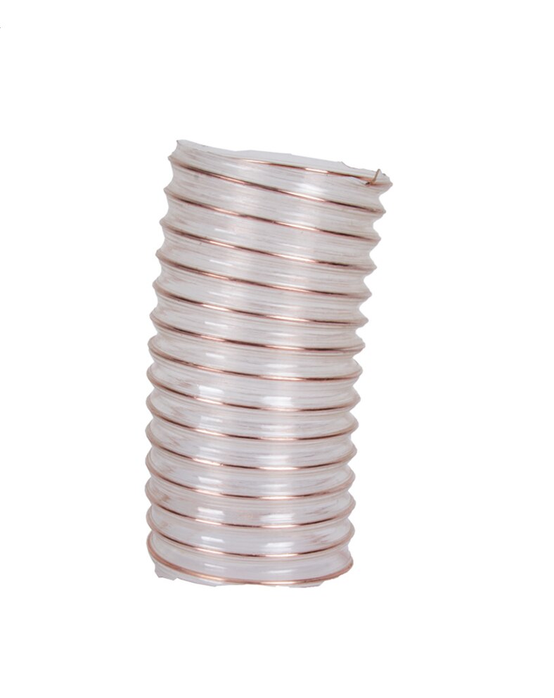 PU Flexible Polyurethane Ducting Hose - Fume / Vapour Extraction Woodworking Inner Diameter 25 - 200mm * 0.93mm Telescopic Hose