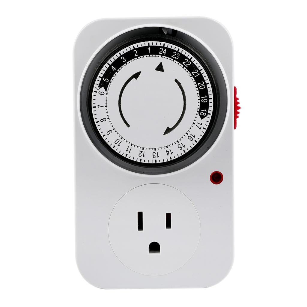 Accurate 24 Hour Plug-in Timer Timing Socket f/ Hy... – Grandado