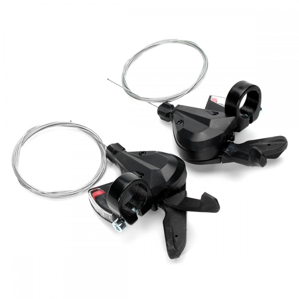 Levier gauche/droite pour vtt Shimano Acera SL-M310, 1 paire, 3x8 vitesses, avec câble de changement de vitesse, poignée de disque, pièces de bicyclette