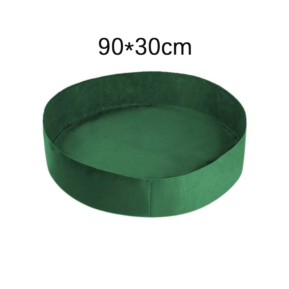 15/50/100 gallons stoffen tuinbed plantcontainer kweekzakken ademende vilt stoffen plantenbak voor planten kwekerijpot groot: Groen 90 x 30