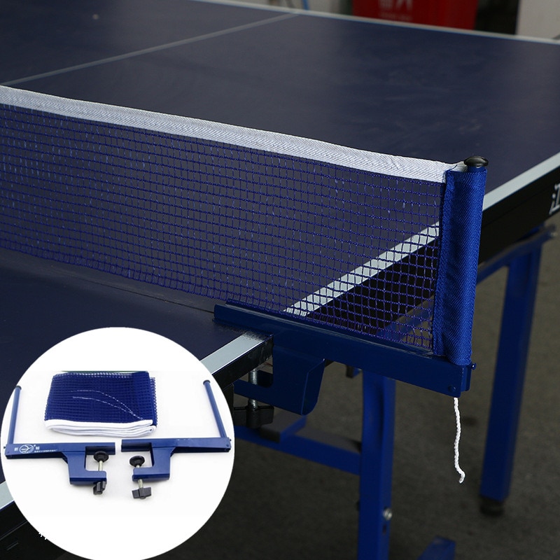 Portable Table Tennis Net Set Iron Stand Flexible Net Steel Fitness Sports Ping Pong Net Accessories