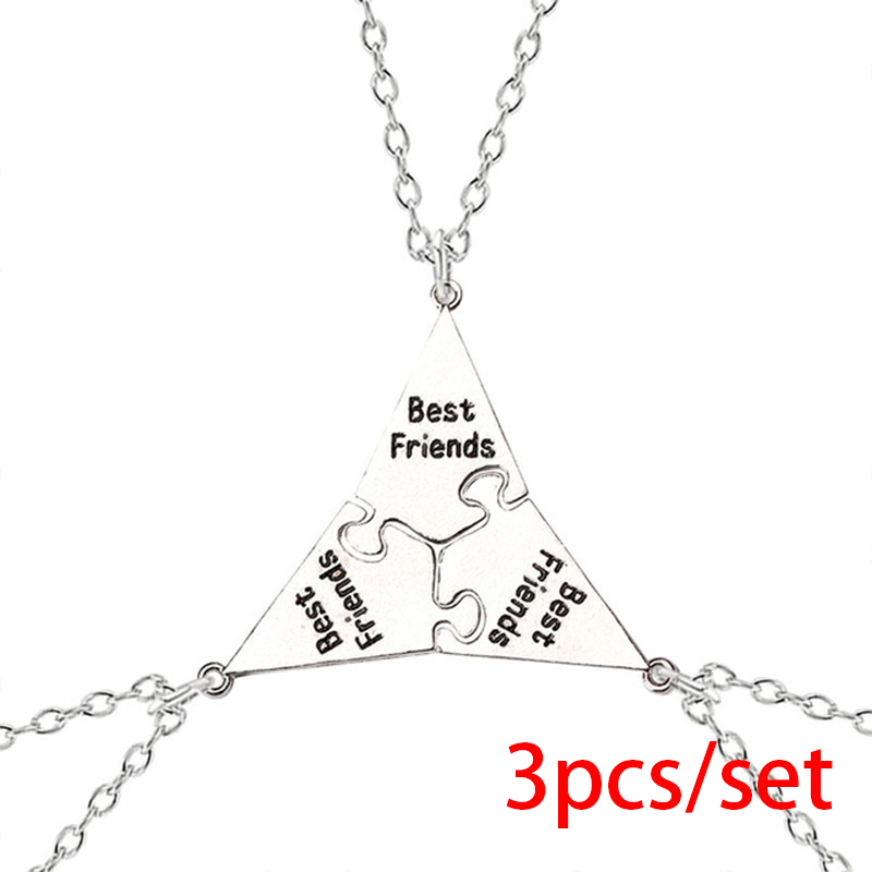 3/4/5/6/7/8/9/10 Stuks Beste Vriend Stiksels Ketting voor Mannen Vrouwen Studenten Bff Vriendschap Hanger Ster Ketting Choker Sieraden: Rood-Bruin