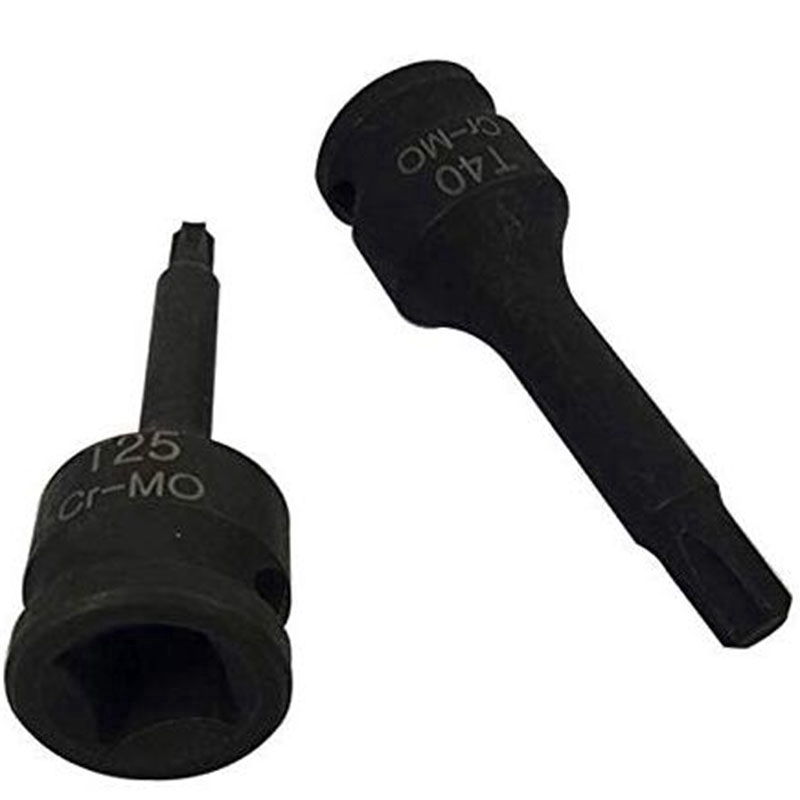 7 Pcs Impact Socket Bits 3/8 Inch Driver Metrische Star Torx Hex Spline Ratchet Schroevendraaier Bit Socket Set Gereedschap