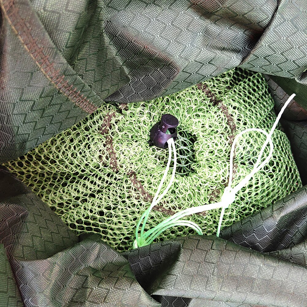 2/2,5 m Faltbare Nylon Edelstahl Fisch Fang Netz Falle Angeln KäFeige Gittergewebe Korb Netz Angelgerät liefert