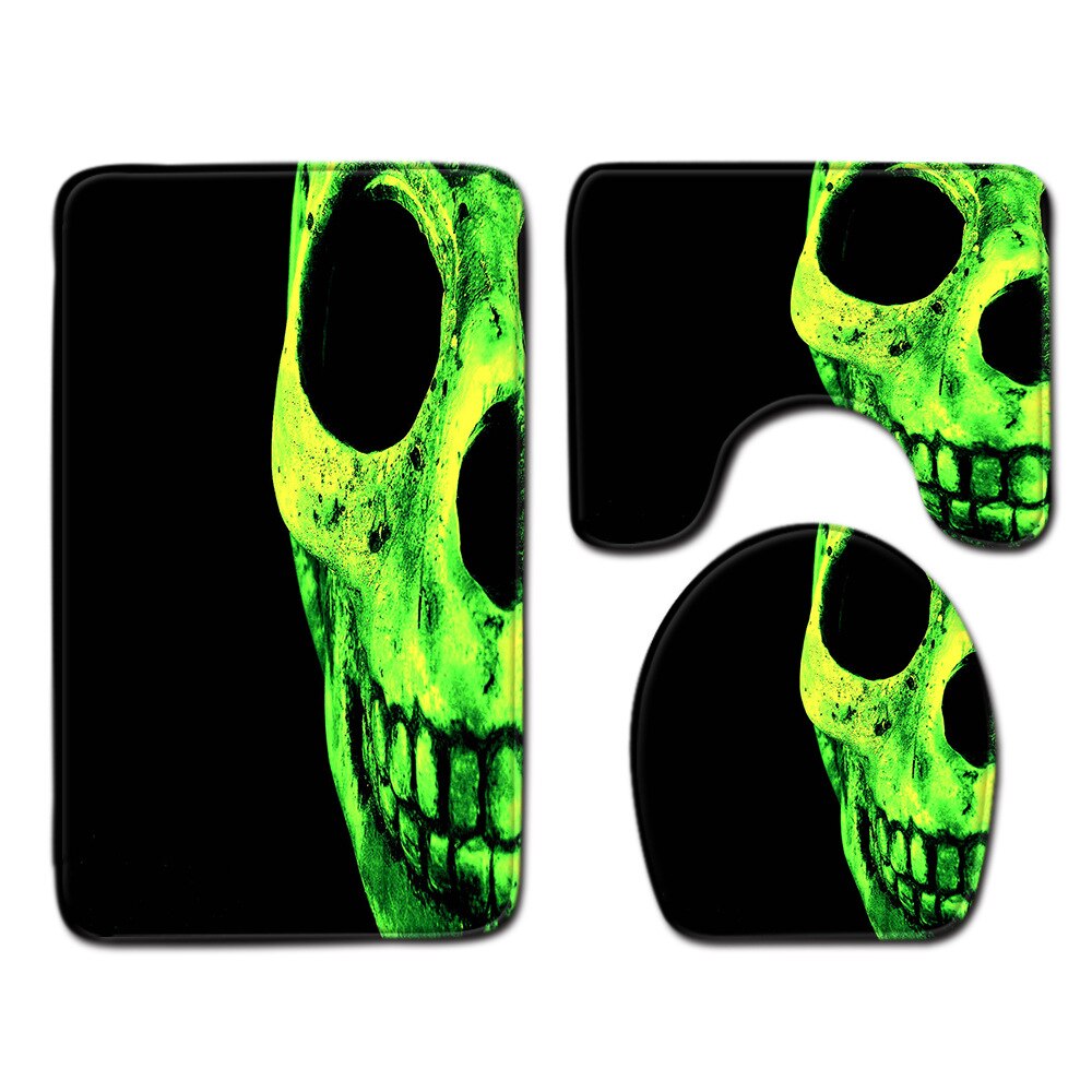 Schedel badkamer toilet mat set toilet mat set toilet mat set badkamer mat set toilet mat set badkamer mat set: J190915-a013