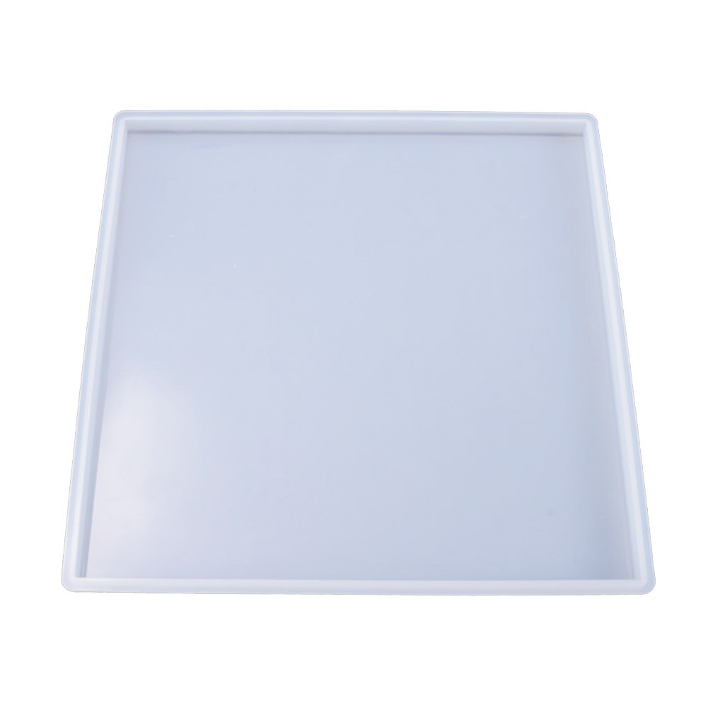 Craft Tray Plate Fruit Bowl Silicone Square Rectangle Shape Resin Mold DIY Tool