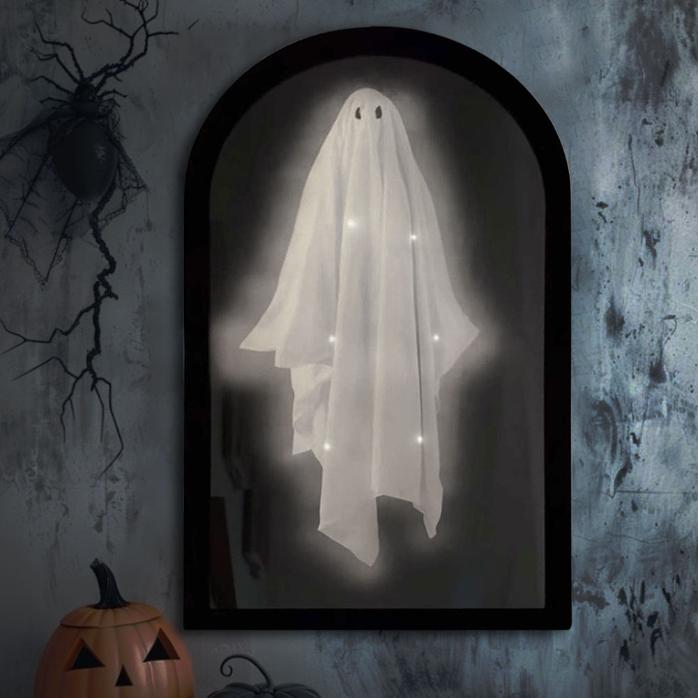Halloween Geisterspiegel Nachtlicht Halloween Gruseliger Spiegel Halloween Spukspiegel für Halloween Dekor