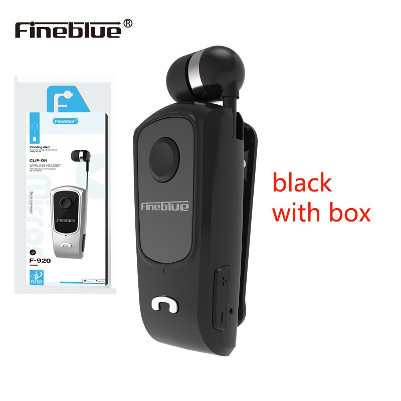 FineBlue F920 sportowe słuchawki Bluetooth z mikrofonem redukcja szumów F910 bezprzewodowy zestaw słuchawkowy przypomnienie połączeń Bluetooth słuchawki: F920-with box-black