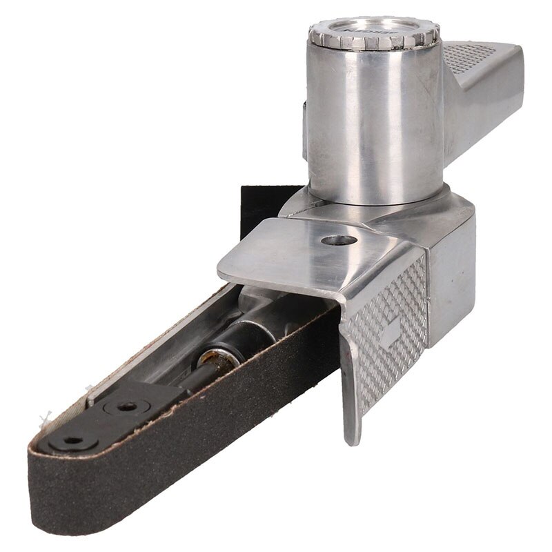 1*Sander 20mm Wide Air Finger Belt Sander Power File Detail Sander Sanding Rust Removal Air Inlet 1/4" BSP 90psi