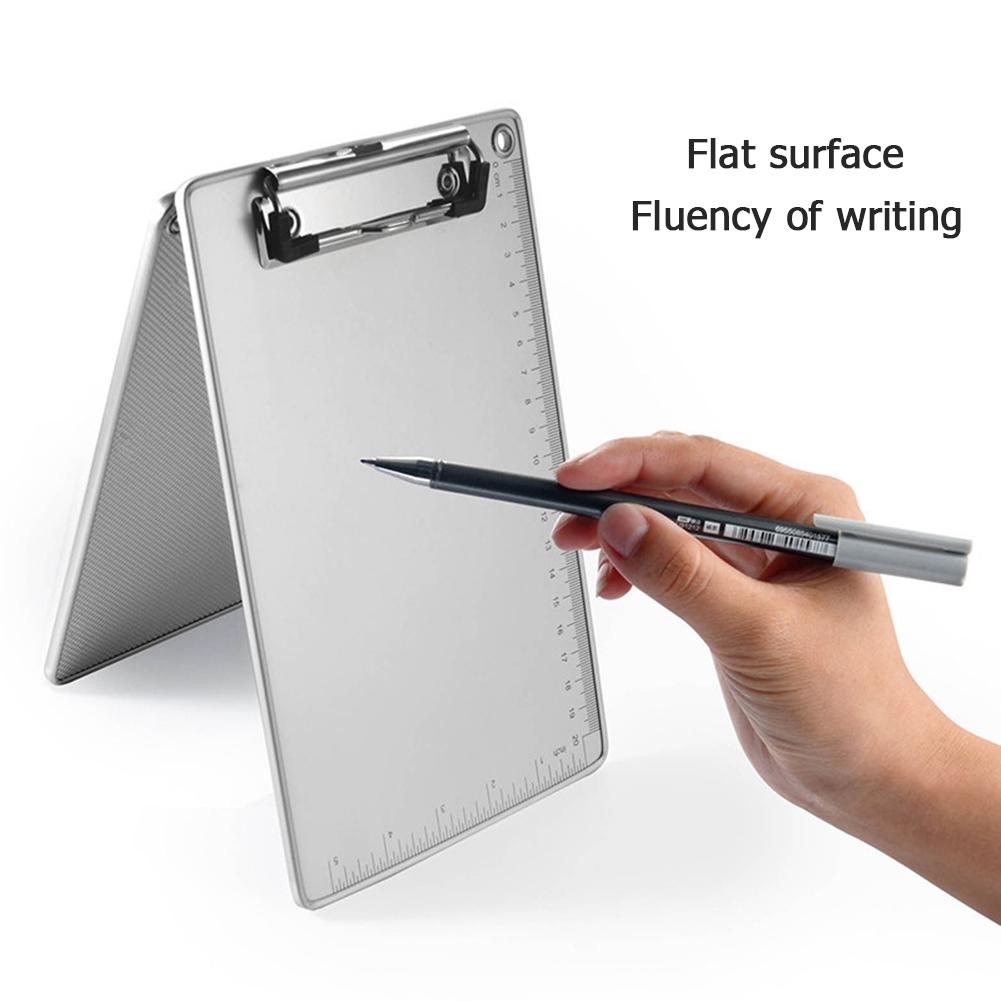 Aluminum Alloy A4/A5 Paper Clipboard Folder Writing Board Clip Writing Pad File Document Folder School Office Stationery