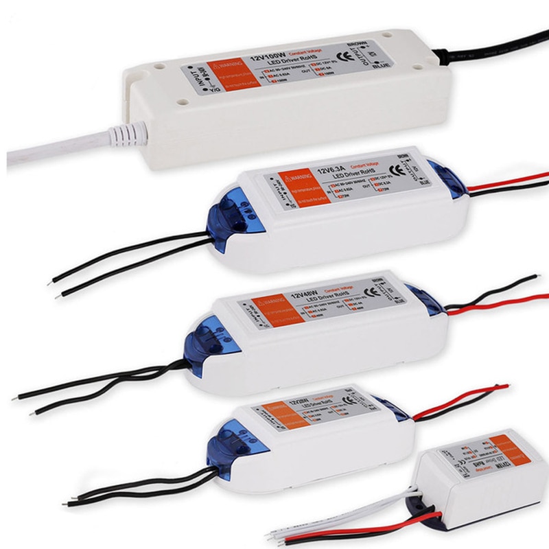 DC12V 18W 36W 72W 100W Verlichting Transformers Led Driver Voor Led Strip Voeding