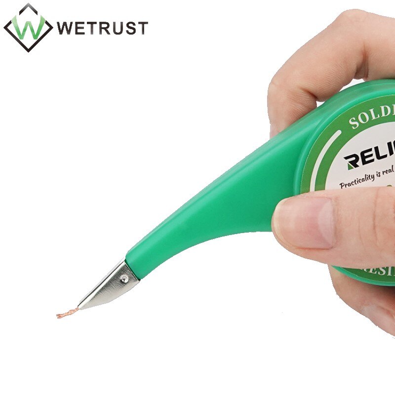 RELIFE RL-1520 2520 3020 Copper Desoldering Braid Soldering Wick Efficient Tin Removal For Phone Mainboard BGA Repair Tool