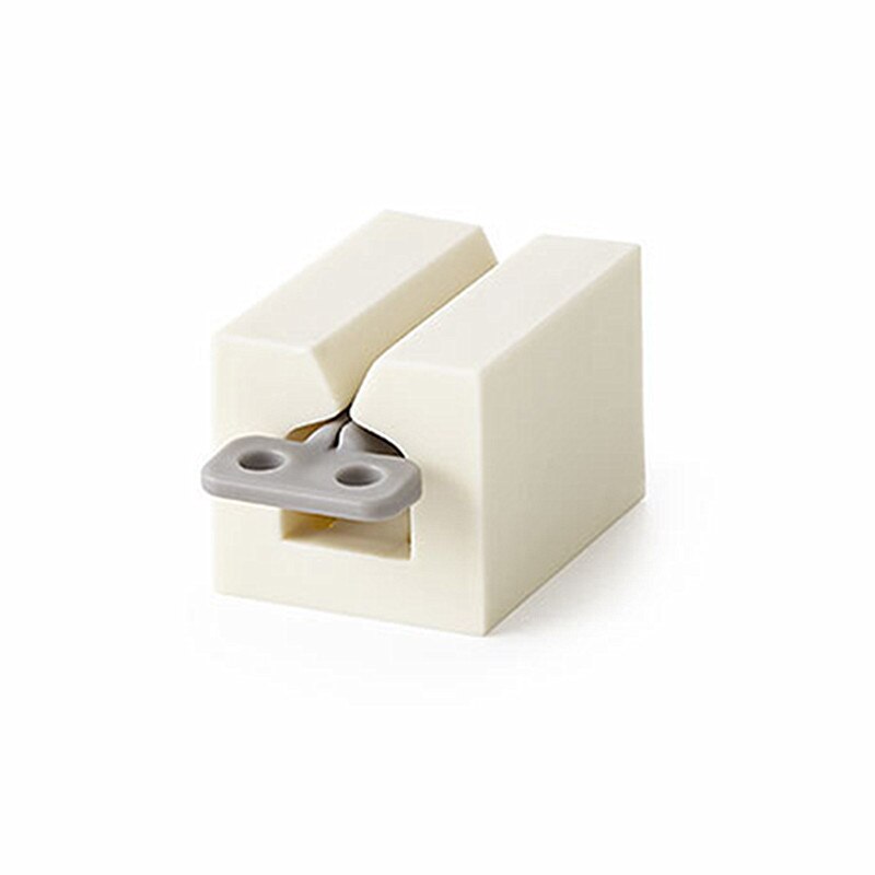 Toothpaste Squeezer Plastic Rolling Toothpaste Squeezer Tube Holder Rack Cosmetic Press Dispenser Facial Cleanser Squeezing Tube: Ivory