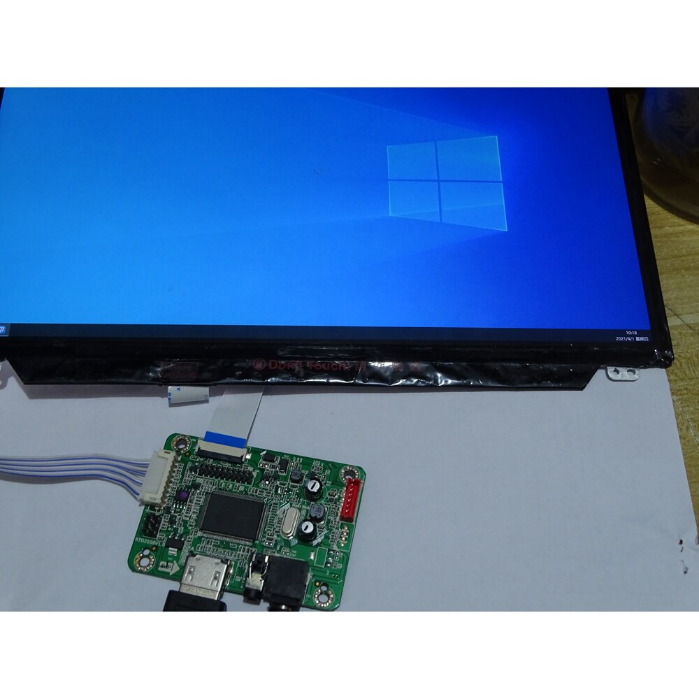 Kit for NT156WHM EDP HD Panel LED LCD mini Controller Board 1366x768 Monitor Cable 15.6" Screen Driver
