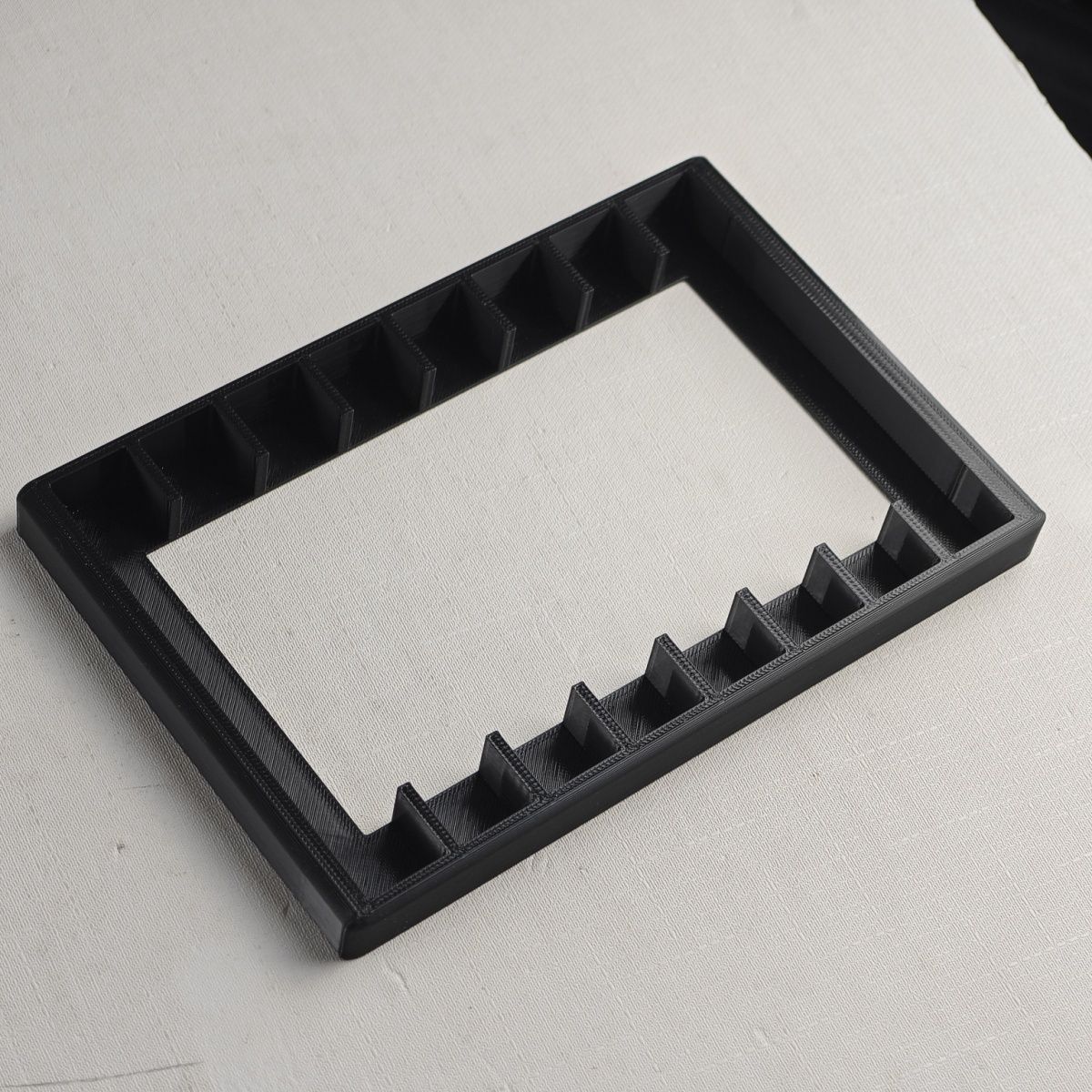 Walkman Tape Box Storage Rack, Simple Organization Box, Household Storage Ornaments, Tape Display, Neat and Convenient: black