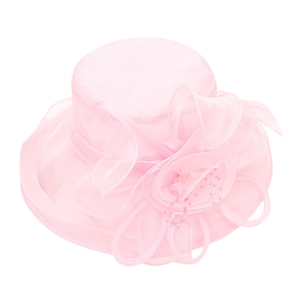 Womens Hats Fashionable Church Kentucky Daily Cap Fascinator Bridal Tea Party Wedding Hat Ladies Fascinator Hat Summer: Pink