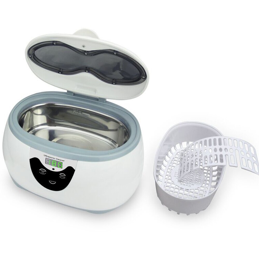 Ultrasone Sieraden Cleaner Draagbare Ultrasone Reiniging Machine Met Digitale Timer Voor Sieraden, Zonnebrillen, Horloges, Kunstgebit Et