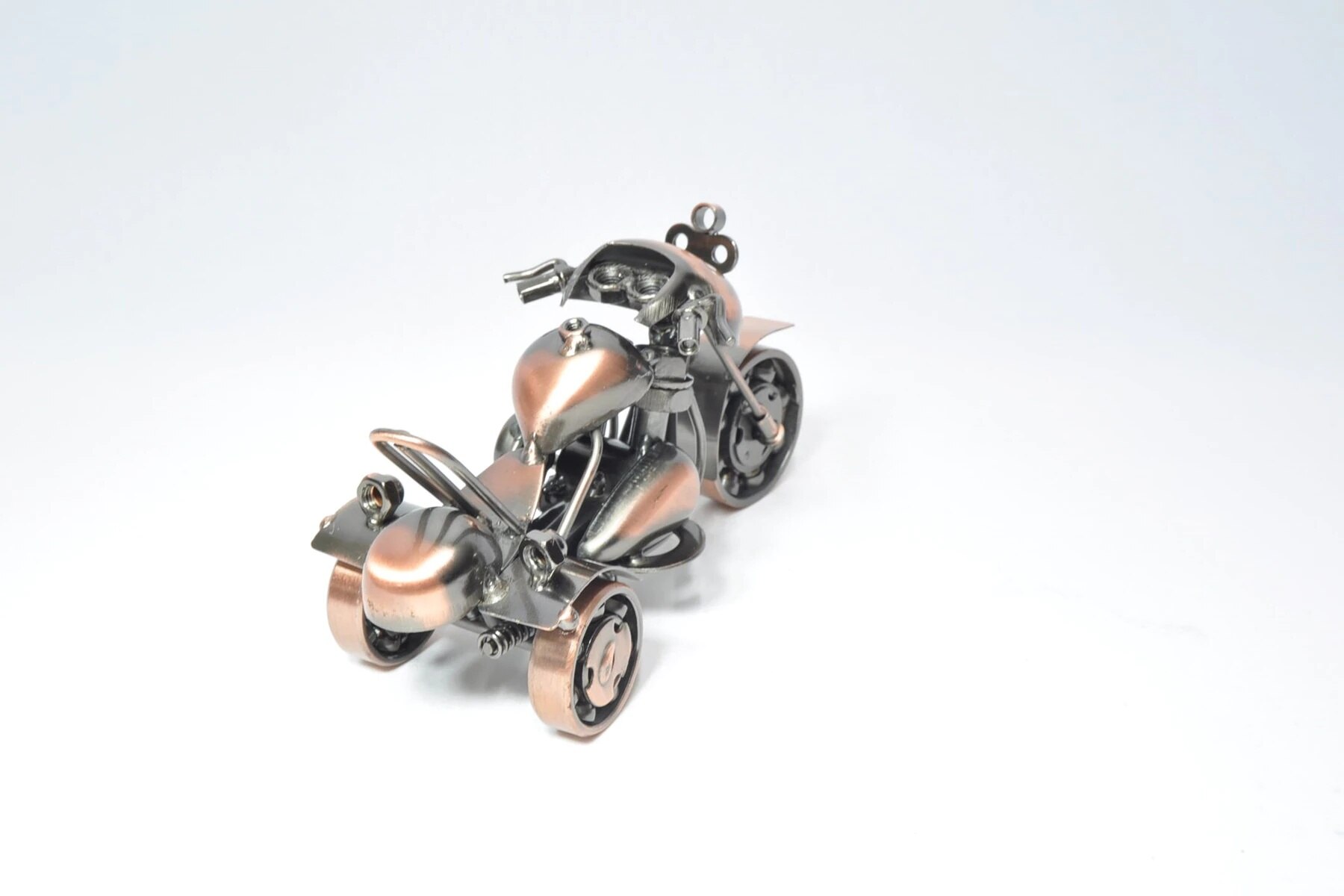Handgemaakte Metalen Motorcycle Atv Retro Model 10*14 Cm