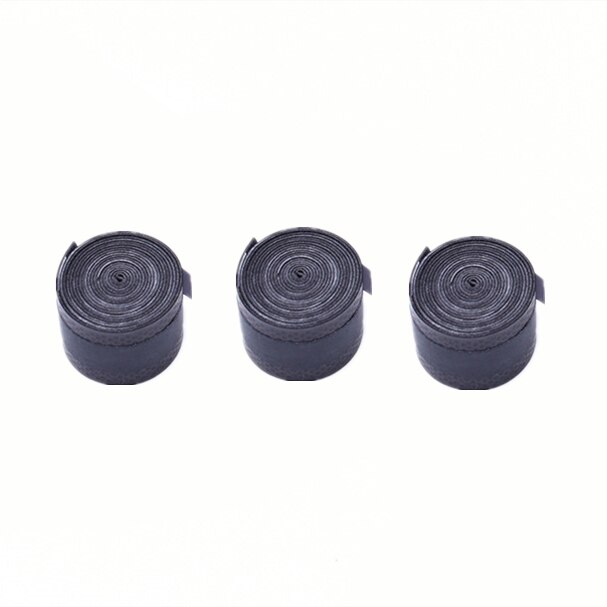 1/3 sztuk tenis klaskać gumowe paletka do badmintona uchwyt gumowe antypoślizgowe pochłaniające pot z rakieta uchwyt uzwojenia taśma: 3PCs Black