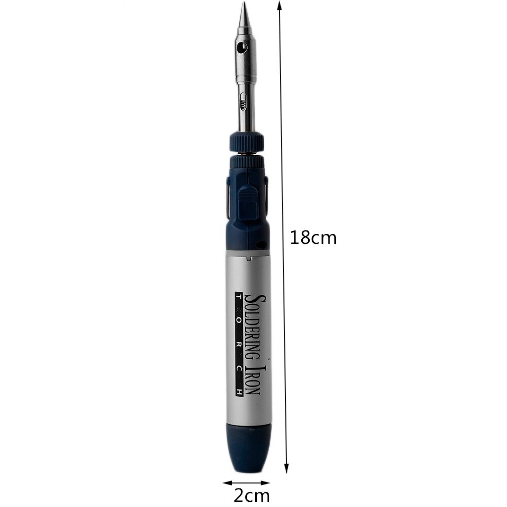 Creatieve 2 In 1 12Ml Pen Vorm Gas Soldeerbout Tool Soldeerbout Met Soldeerbout Hoofd Tip cordless Pen Brander