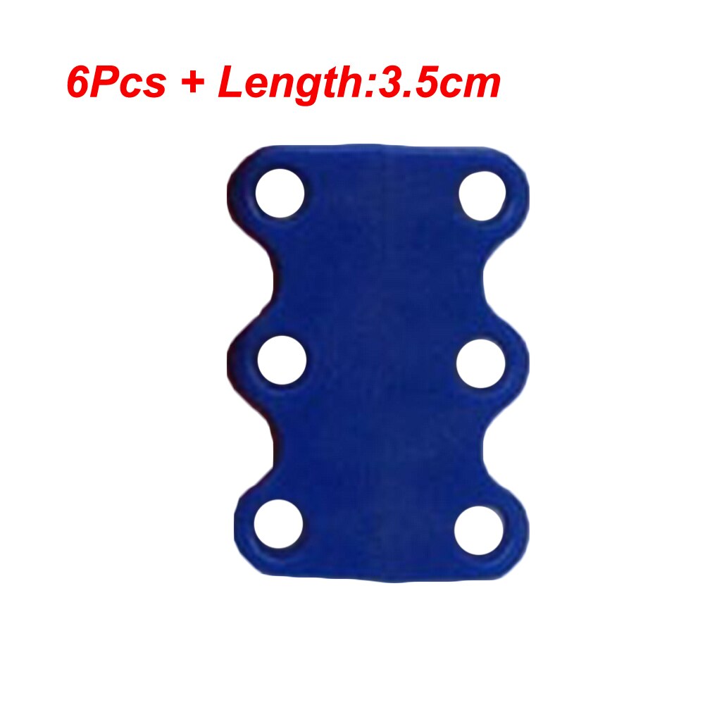 Lacets magnétiques 6 couleurs, 1 paire, pour chaussures, fermeture paresseuse: blue S