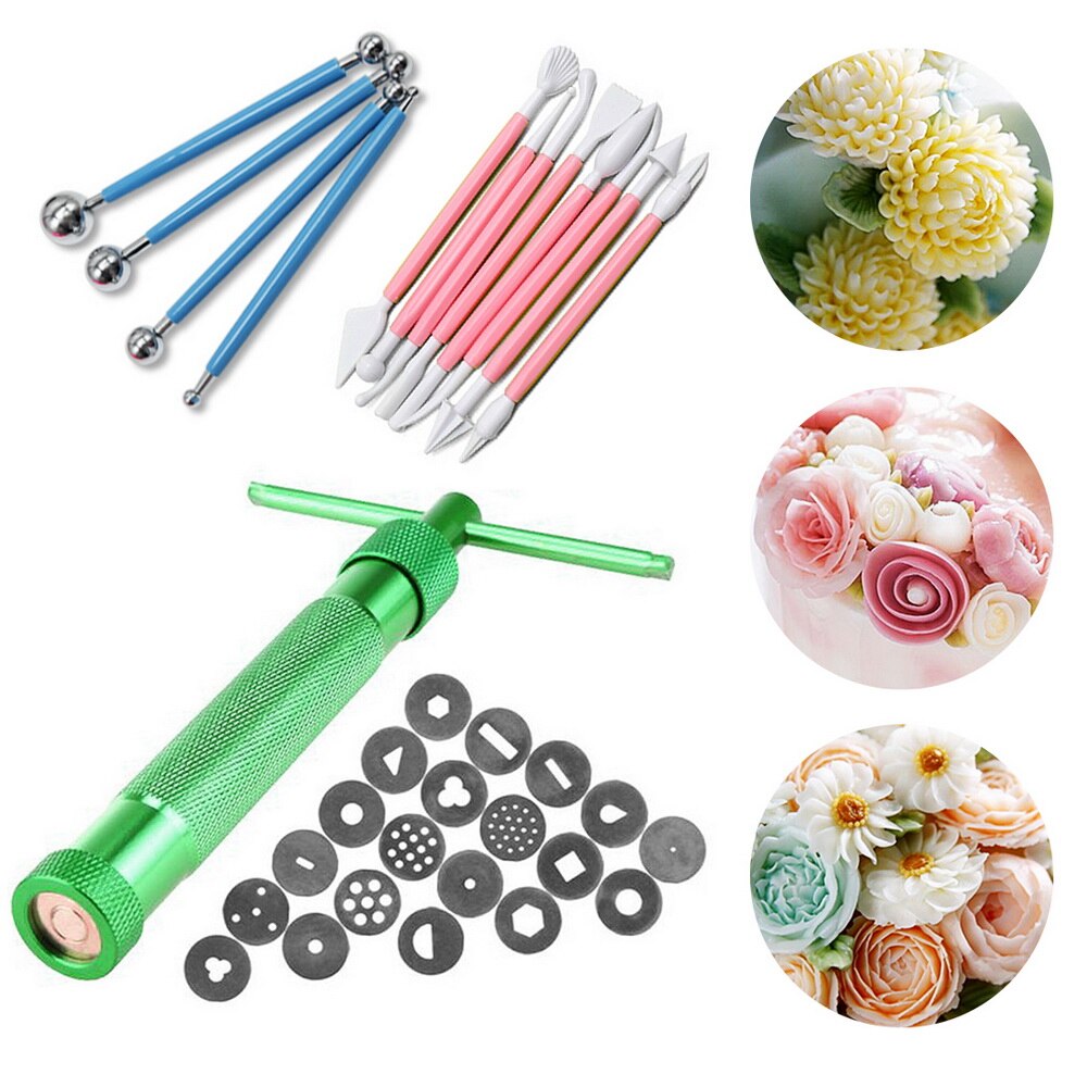 Klei Extruder Tool Zachte Klei Cake Tool Cake Decoratie Modeling Tool Craft Klei Model Gereedschap Creatieve Pen Taart Styling gereedschap