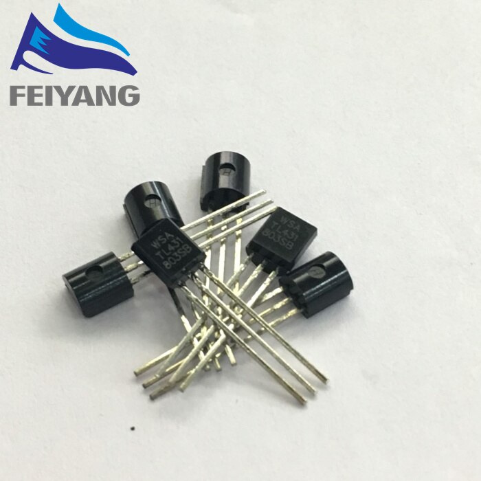 10pcs TL431A TL431 Voltage References 2.5-36V Prog Adjust TO-92 original