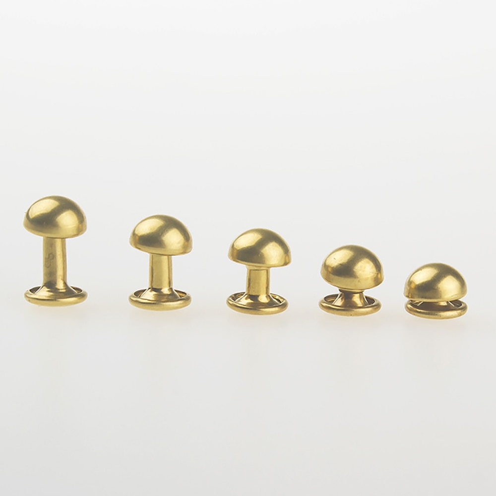 50 pcs Double Rivet Leathercraft Sewing Accessories DIY Leather Hanfcraft Tool Accessory