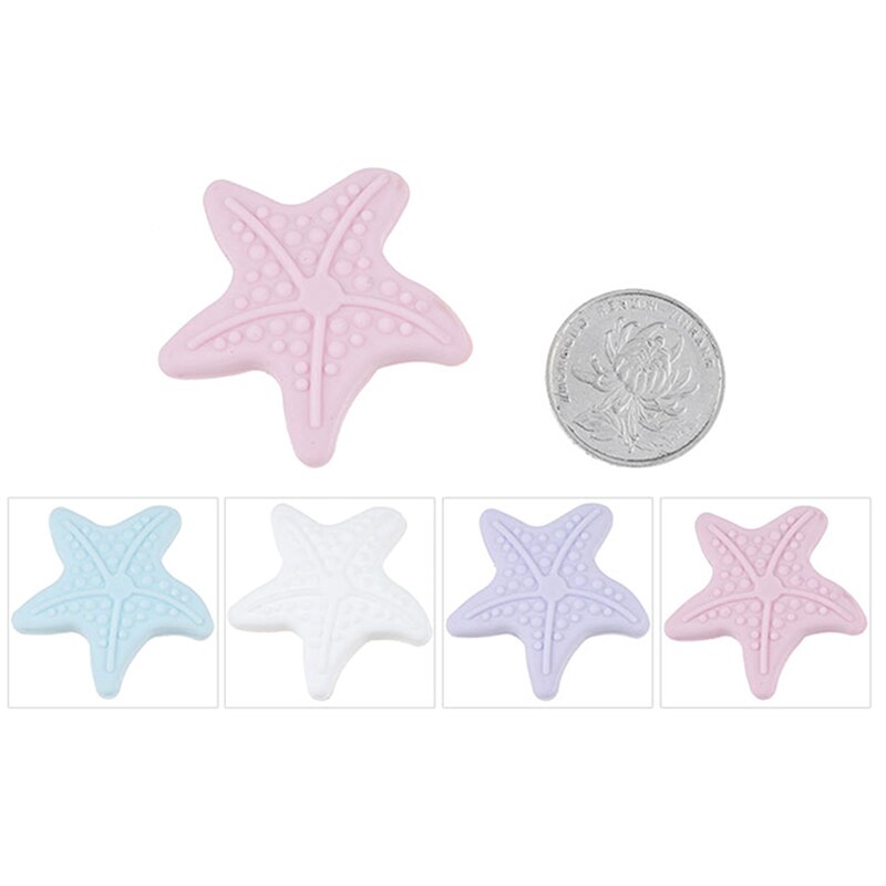 1Pcs Mooie Beschermende Leuke Zeester Lichtgevende Siliconen Deurklink Crash Pad Rubber Kinderen Kids Anti Collision Stop Stok