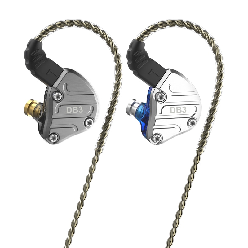 NICEHCK DB3 1BA + 2DD hybride 3 unités de pilote dans l'oreille écouteur moniteur en cours d'exécution Sport écouteur HIFI casque écouteurs IEM DJ Stage 2Pin