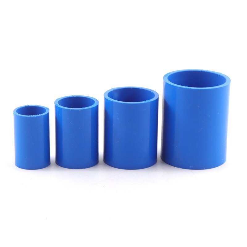2pcs I.D 20~90mm PVC Straight Connector PVC Pipe Connector Fittings Fish Tank Water Supply Tube 2 Way Joint PVC Quick Connector