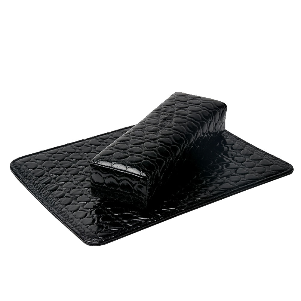 Braço ferramenta lavável retângulo travesseiro prego arte salão de beleza esponja titular almofada amortecido couro manicure cuidados com as mãos repousa macio