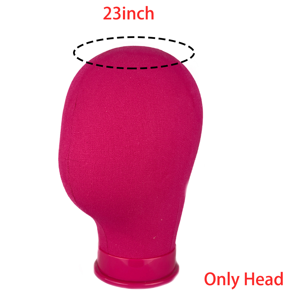 Nowa głowa manekina Stojak na perukę Płócienna głowa z regulowaną głowicą manekina Statyw robić wyświetlania peruk z czapkami na peruki T szpilki: Złota