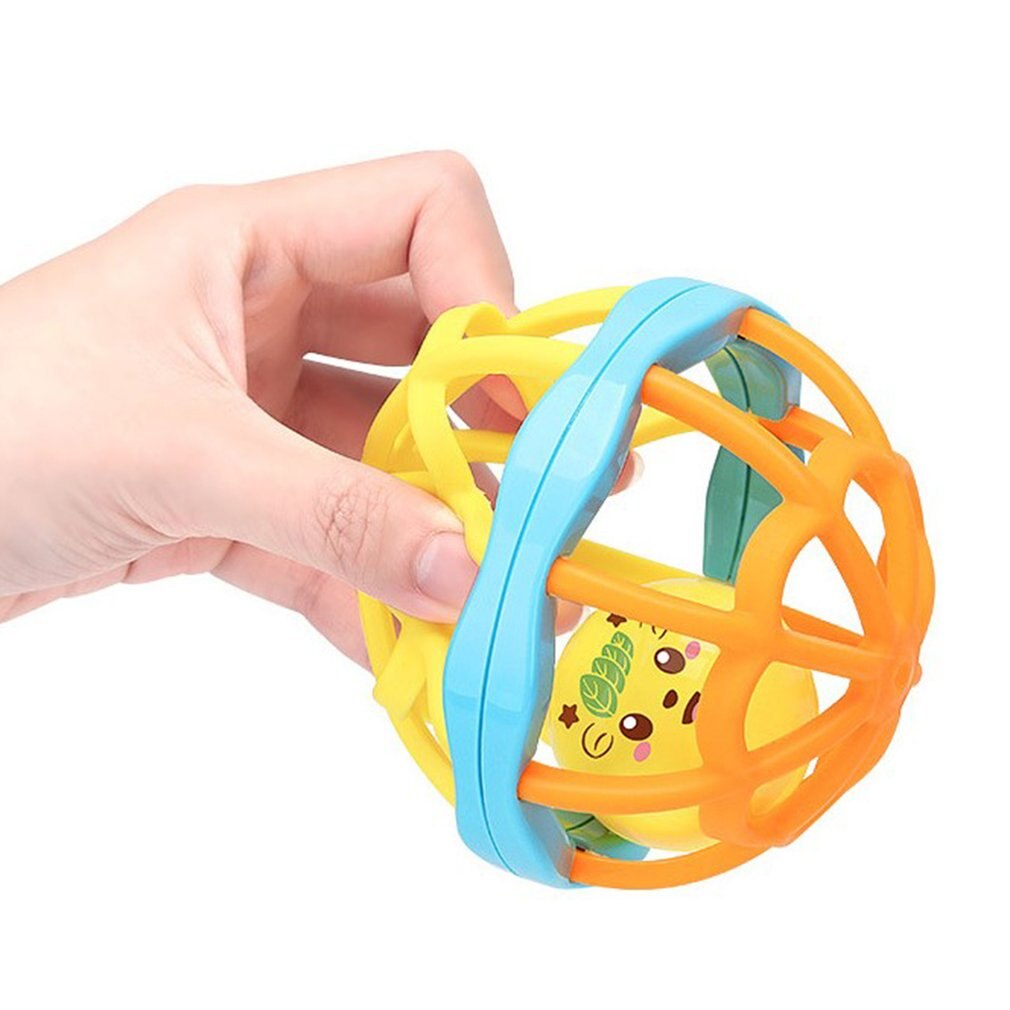 ¡Novedad de ! 1 Uds. Juguete para recién nacido, juguetes para bebés, puzle pelota de mano, bola con orificio, sonajero, bola suave, juguetes para entretenimiento para bebés