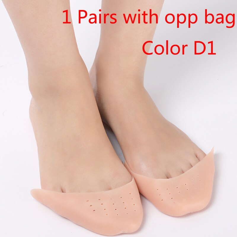2 uds. Protector de Gel para dedos de los pies suave Ballet zapatos de baile Pointe almohadillas cuidado de los pies para mayor comodidad: 1pairs colorD1
