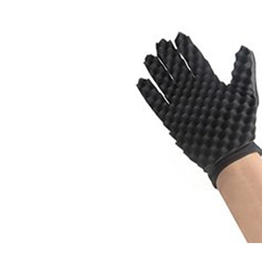 Barber Hair Brush Sponge Glove Locking Afro Curl Twist Dreads Coil Wave Braids Glove for Barber shop: Righthand