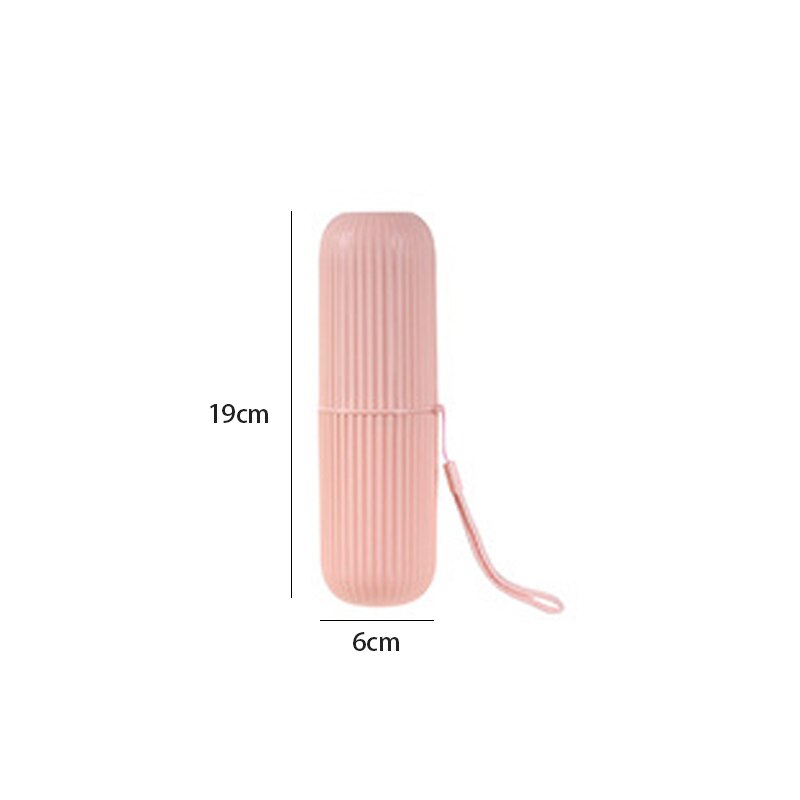 Portable Toothbrush Kits Case Toothpaste Cup Holder Protect Storage Box Travel Organizer Storage Cover For Bathroom Accessories: 1