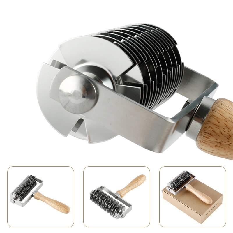 Herramientas para Pizza, rodillo para masa de Pizza, perforador de Pizza, herramientas para hornear, manualidades con de entramado, herramienta para cocinar, cortador de Pizza de gran tamaño y ruedas