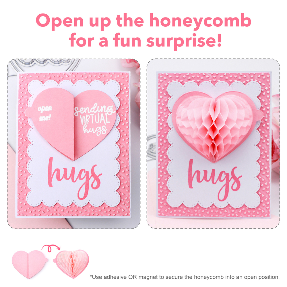 Almohadillas de papel de panal para manualidades 3D DIY y tarjetas emergentes Almohadillas de tejido de panal Colores surtidos para proyectos de manualidades Cumpleaños Añadir diversión