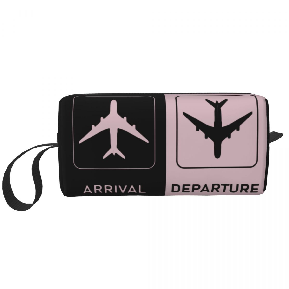 Custom Airbus Fighter Pilot Travel Cosmetic Bag Women Aviation Airplane Toiletry Makeup Organizer Lady Beauty Storage Dopp Kit: VIOLET/紫罗兰