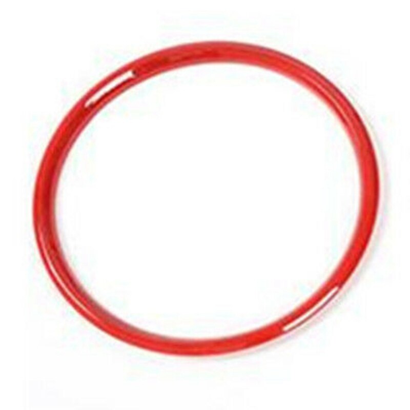 ABS Red Interior Dashboard Ring Cover Trim Decoration for Ford Mustang +