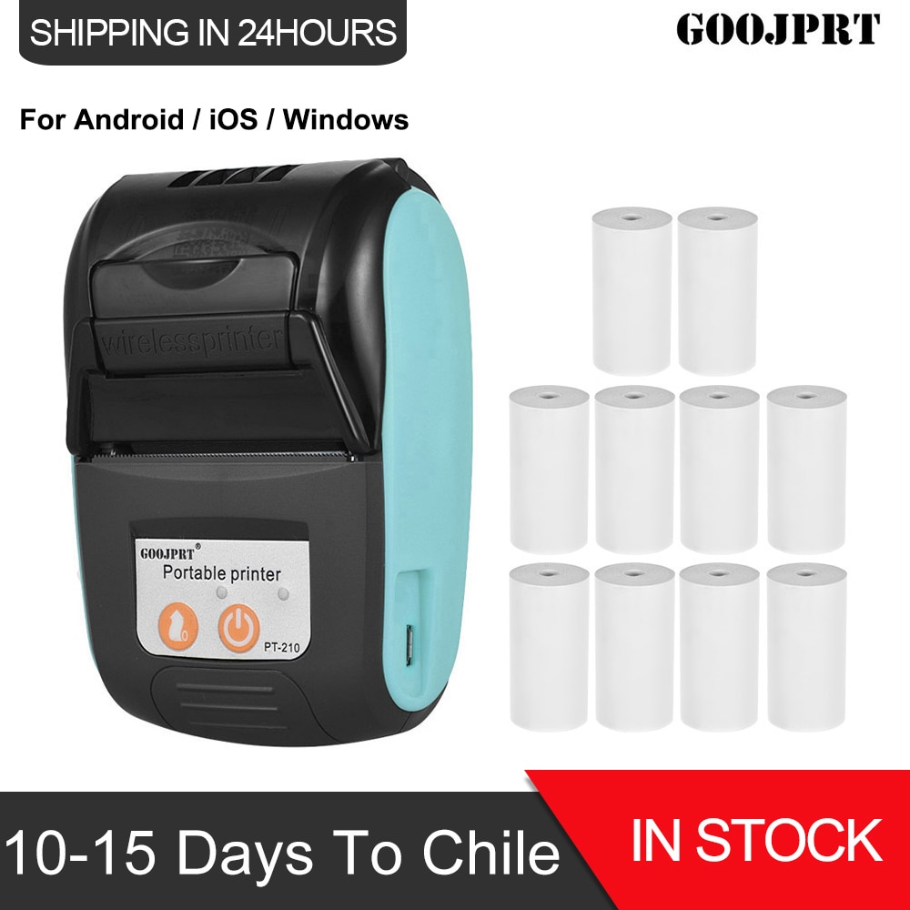 Draadloze Mini 58Mm Printer Draagbare Thermische Printer Bluetooth-Compatibele Telefoon Android Ios Pc Pocket Bill Impresoras