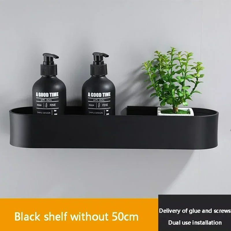 Estante de almacenamiento para inodoro de aluminio, espacio no perforado, estante de almacenamiento para baño montado en la pared, estantes de pared para cosméticos, accesorios de baño: Rojo