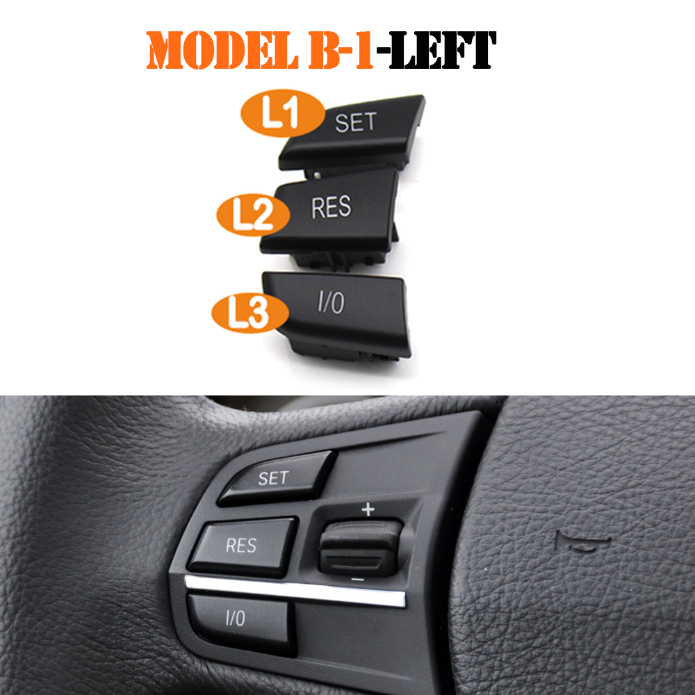 Auto Lenkrad Kontrolle Schalter Tasten Für 1 3 4 5 6 7 X3 X5 Serie F20 F30 F34 F36 F10 F11 F07 F12 F01 F02 F15 F16 F25 F26: Gelb