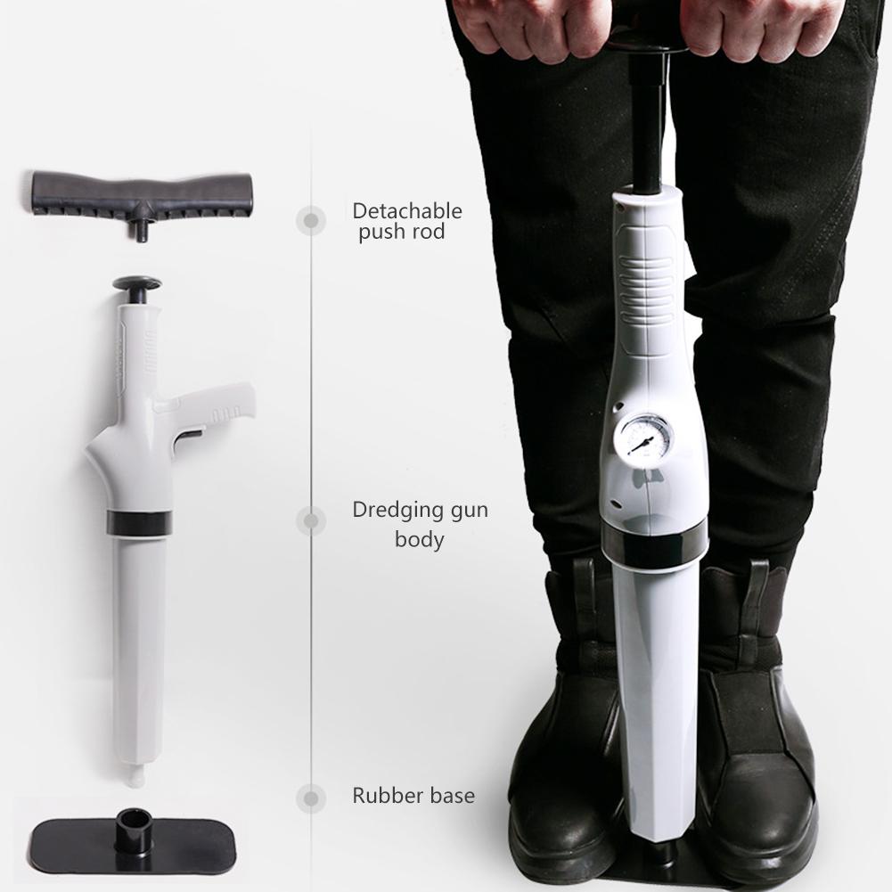 Hoge Druk Sink Baggerschip Badkamer Wc Artefact Lucht Afvoer Blaster Plunger Cleaner Huishoudelijke Wc Badkamer Riolering Gereedschap