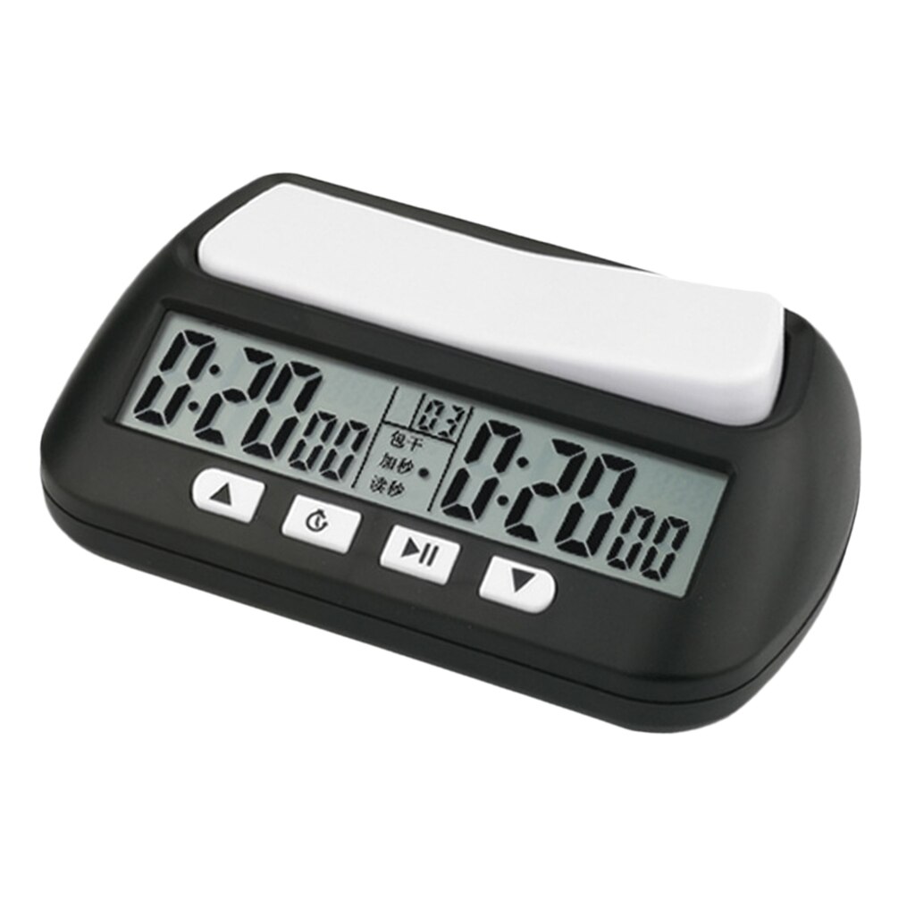 Accurate YS-902 Chess Game Clock Count Up Down Timer Chess Game Player Black
