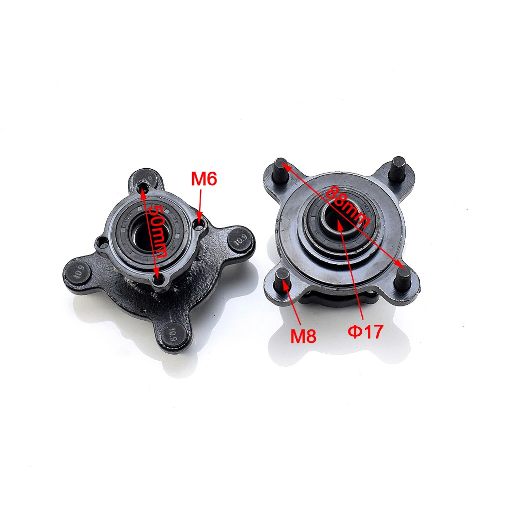 Brake Disc Wheel Hubs &amp; Steering Strut Knuckle Spindles Fit For China ATV Golf Buggy Quad Bike Parts 110cc 125cc 150cc